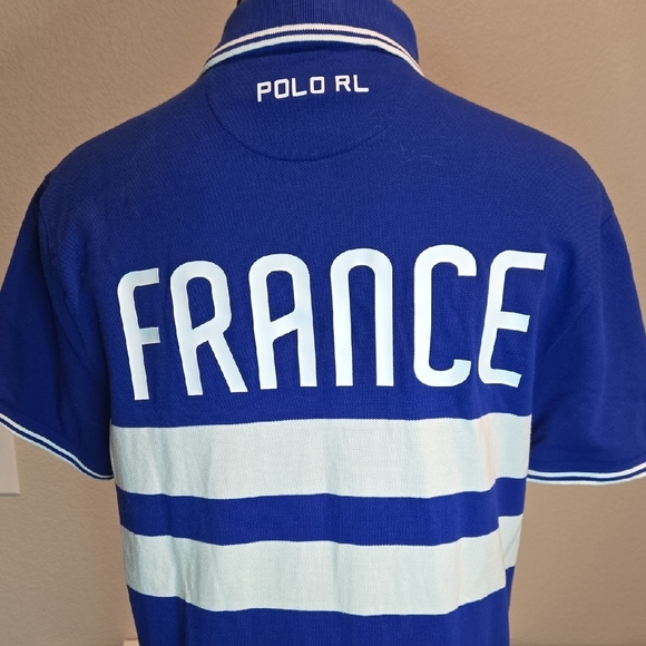 Polo by Ralph Lauren Blue Custom Slim Fit Shirt - Picture 3 of 6